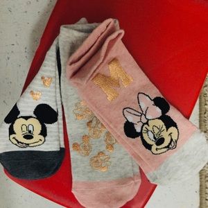 Three pairs Mickey Mouse socks